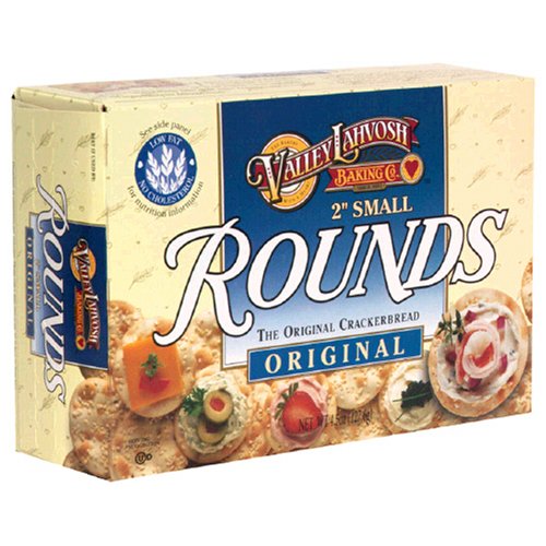 Valley Lahvosh - Cracker Round 2in Original, 4.5 oz | Pack of 12