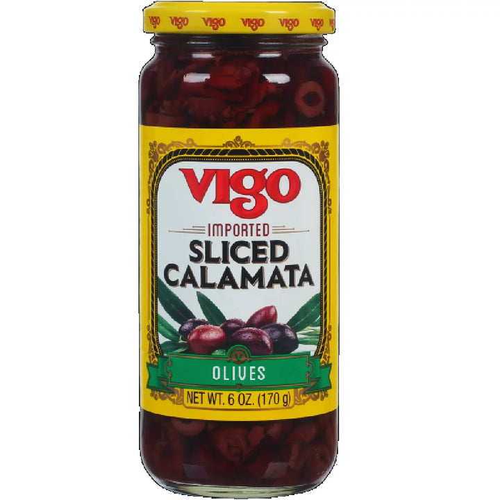 Vigo - Olive Kalamata Sliced, 6 Oz | Pack of 6