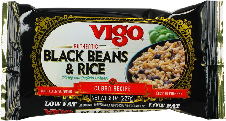 Vigo Rice Mix & Blk Bean 8 Oz - Pack Of 12