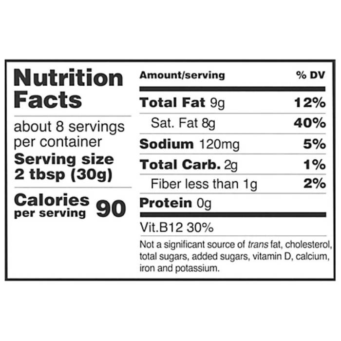 Violife - Cream Cheese Block, 8oz - Back
