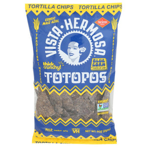 Vista Hermosa - Chips Tortilla Blue, 9 Oz | Pack of 9
