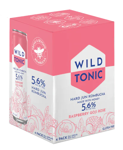 Wild Tonic – Seasonal Kombucha (Botanical), 12 fl oz | Pack of 12