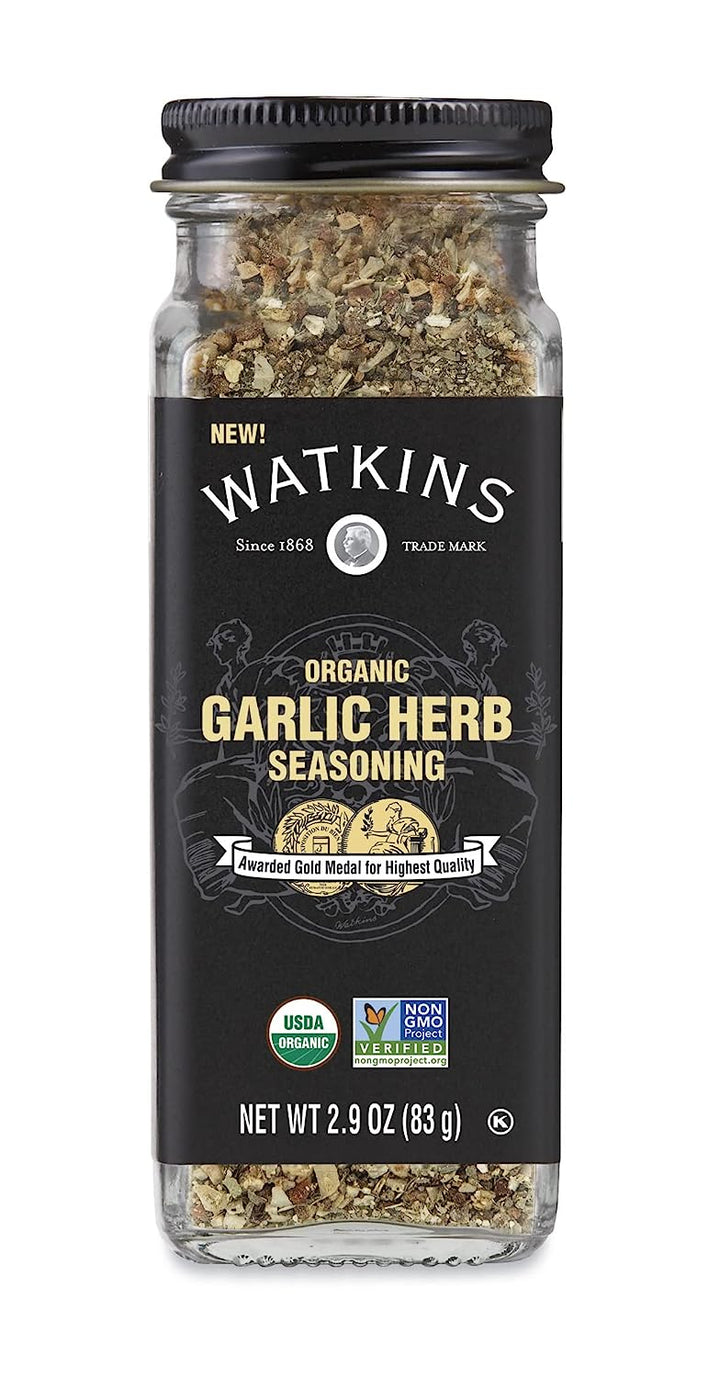 Watkins Spice Garlic Herb Organic 2.9 Oz - Pack Of 3