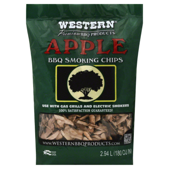 Western - Wood Chip Smoking Apple 2 Lb - Pack Of 6