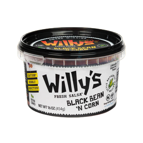 Willys Fresh Salsa - Salsa, 16oz | Multiple Flavors | Pack of 6