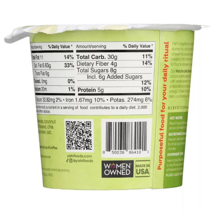 Yishi - Bubble Tea Oatmeal, 1.76oz | Multiple Flavors
