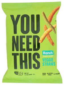 You Need This - Veggie Straws, 5oz | Multiple Flavors