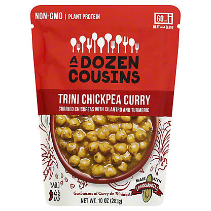 A Dozen Cousins - Trini Chickpea Curry, 10oz | Pack of 6 - Plan-txs