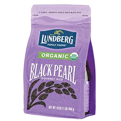 Lundberg Family Farms - Organic Black Pearl Rice, 1lb | Pack of 6 - Plan-txs