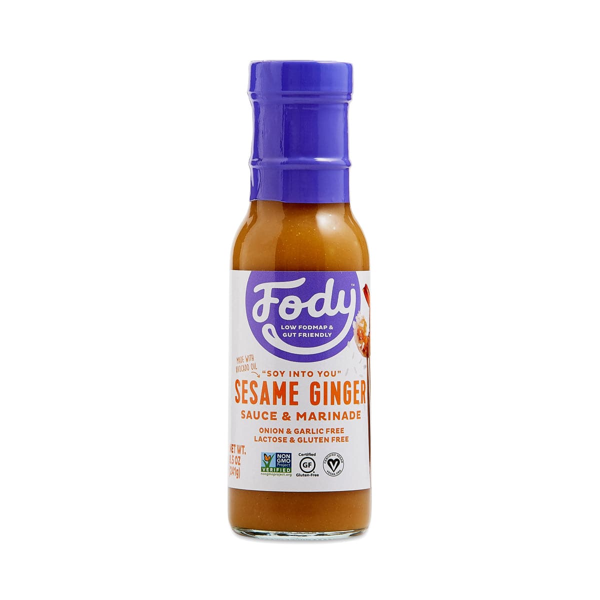Fody Food Co - Sesame Ginger Sauce & Marinade 8.5oz | Pack of 6 - Plan-txs