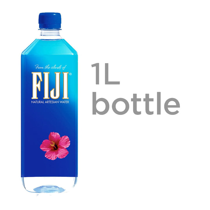 Fiji Water Natural Artesian Water 1 Liter | Pack of 12 - Plan-txs