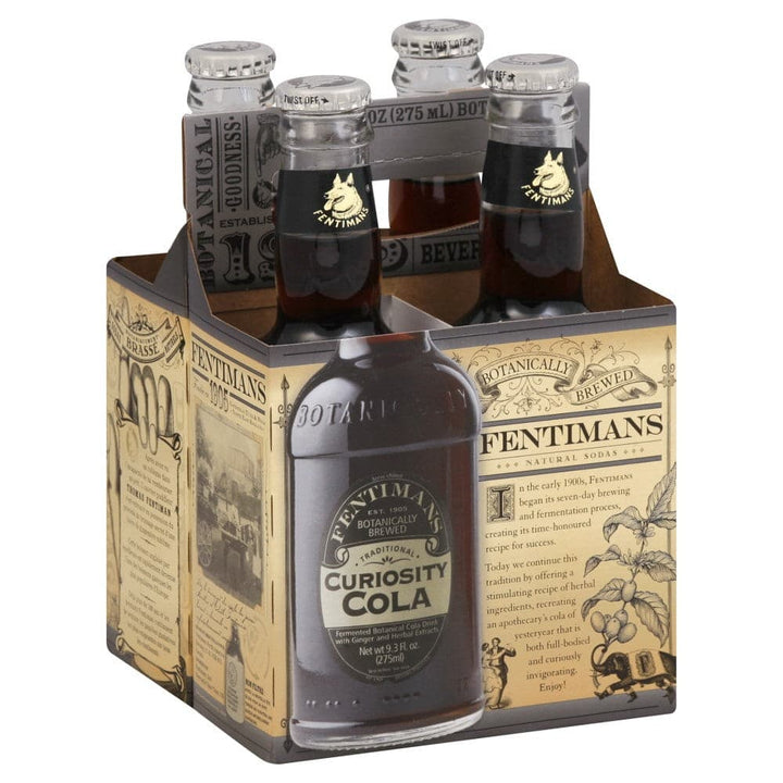 Fentimans Curiosity Cola, 9.3 Fl. Oz., 4 Count | Pack of 6 - Plan-txs