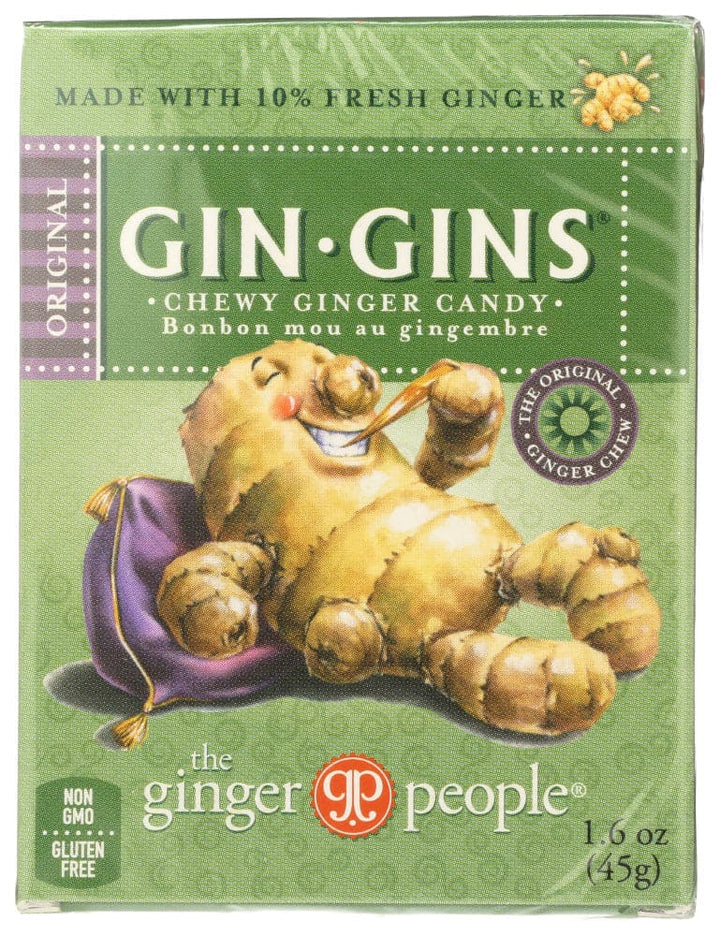 Ginger People-Gin-Gins Chewy Original Travel Pack, 1.6 oz | Pack of 24 - Plan-txs