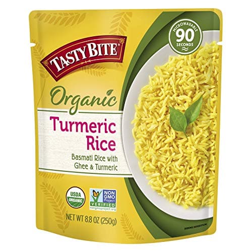 Tasty Bite Rice Turmeric Organic , 8.8 oz | Pack of 12 - Plan-txs