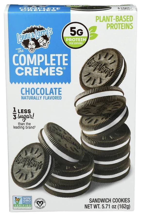 Lenny & Larry's: Chocolate Complete Cremes Cookies, 5.71 Oz | Pack of 9 - Plan-txs