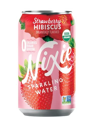 Nixie - Strawberry Hibiscus Sparkling Water, 8-Pack, 96oz | Pack of 3 - Plan-txs