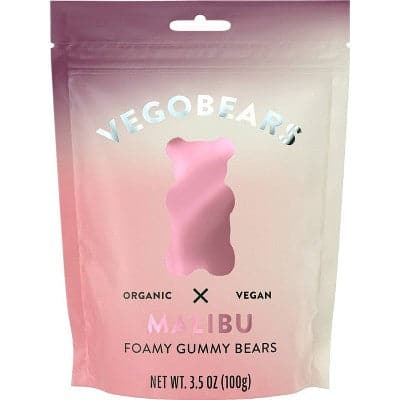 Vegobears - Gummy Bear Cherry Raspbry, 3.5oz | Pack of 10 - Plan-txs