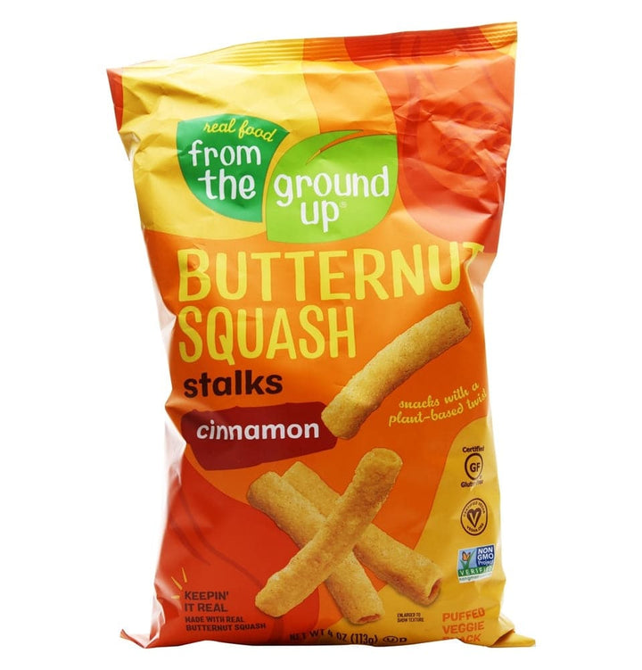 From The Ground Up Stalk Butter nt Squash Cinn, 4 oz | Pack of 12 - Plan-txs
