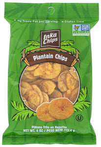 Inka Crops - Roasted Plantain Chips, 4 Oz | Pack of 12