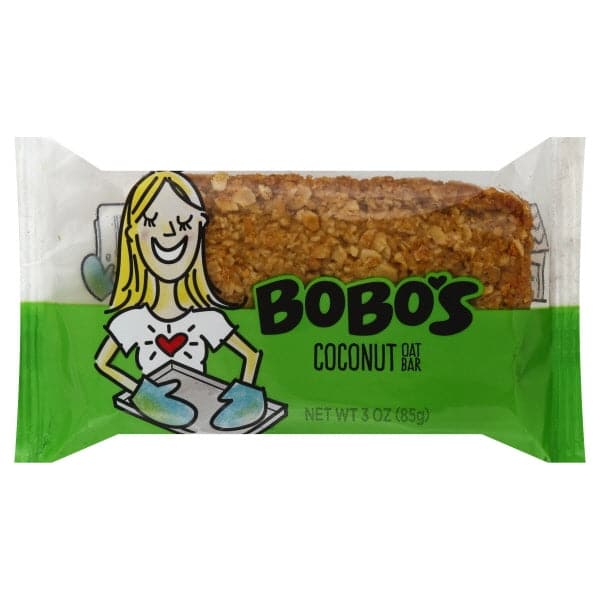 Bobo's - Coconut Oat Bar, 3oz | Pack of 12 - Plan-txs