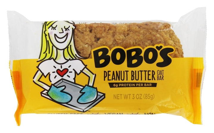 Bobo's - Oat Bar All Natural Peanut Butter, 3 oz | Pack of 12 - Plan-txs