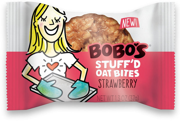 Bobo's Stuff'd Bites Strawberry - 1.3 oz X 5 Pack | Pack of 6 - Plan-txs
