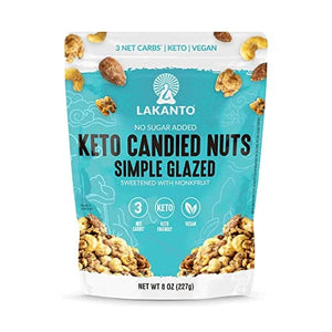 Lakanto: Nuts Candied Simple Glazed, 8 Oz
 | Pack of 12