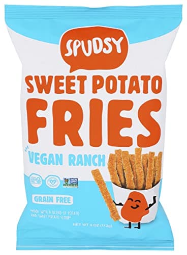 Spudsy Vegan Ranch Sweet Potato Fries, 4 OZ | Pack of 12 - Plan-txs