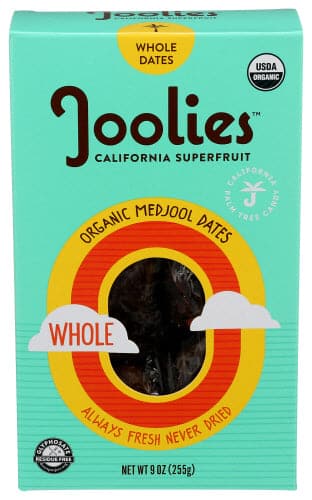Joolies Dried Fruit Medjool Dates, 9 OZ | Pack of 12 - Plan-txs