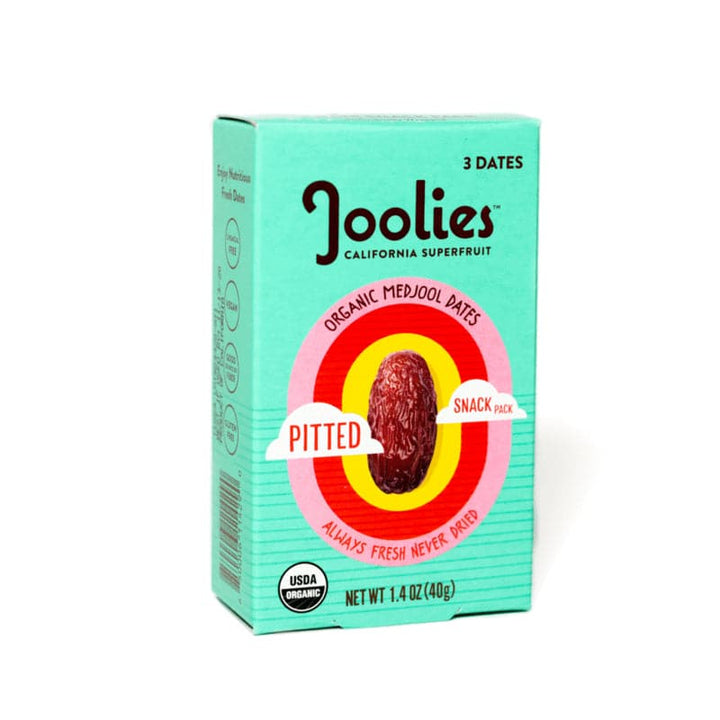 Joolies Organic anic Medjool Dates Pitted, 7oz | Pack of 12 - Plan-txs