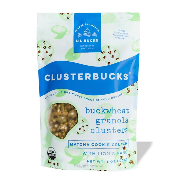Lil Bucks Matcha LNS Mne Clusterbuck, 6 oz | Pack of 6 - Plan-txs
