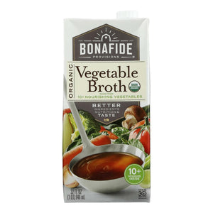 Bonafide Provisions - Broth Vegetable - 32 Oz | Pack of 6