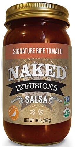 Naked Infusions Signature Ripe Tomato Medium Salsa, 16 oz
 | Pack of 6 - Plan-txs