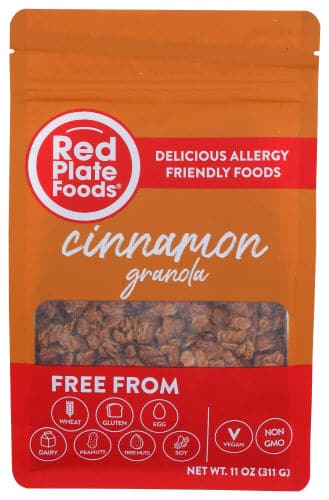 Red Plate Foods - Cinnamon Granola, 11oz | Pack of 6 - Plan-txs