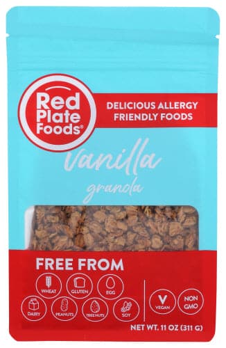 Red Plate Foods - Vanilla Granola, 11oz | Pack of 6 - Plan-txs