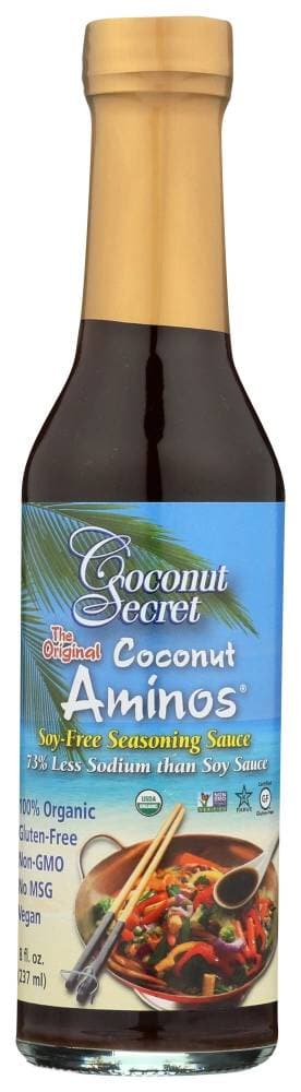 Coconut Secret - Raw Soy-Free Seasoning Sauce, 8 oz | Pack of 12 - Plan-txs