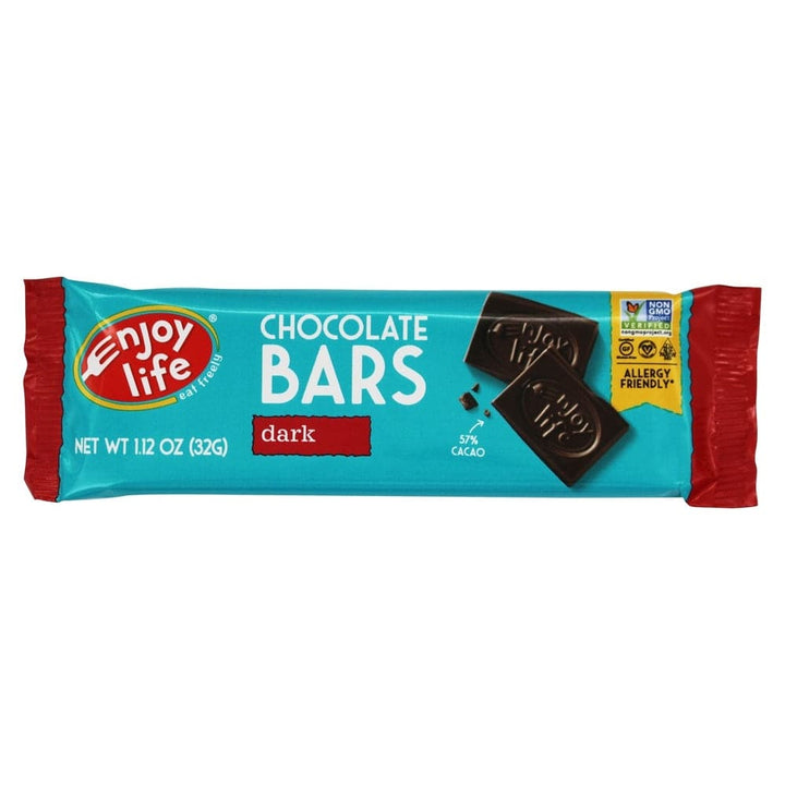Enjoy Life Boom Choco Boom Dark Chocolate Bar, 1.12 oz
 | Pack of 24 - Plan-txs