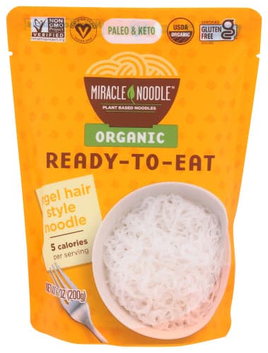 Miracle Noodle, Noodle Ready Angel Hair, 7 Ounce | Pack of 6 - Plan-txs