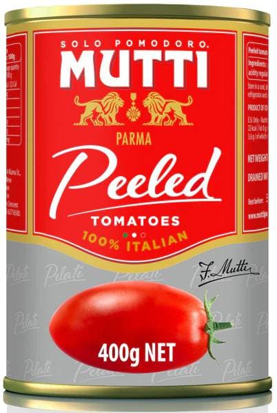 Mutti Tomato Peeled, 14 Oz | Pack of 12 - Plan-txs