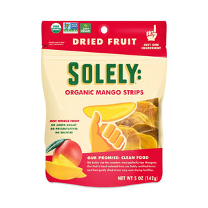 Solely - Fruit Dried Mango Organic, 5 oz | Pack of 6