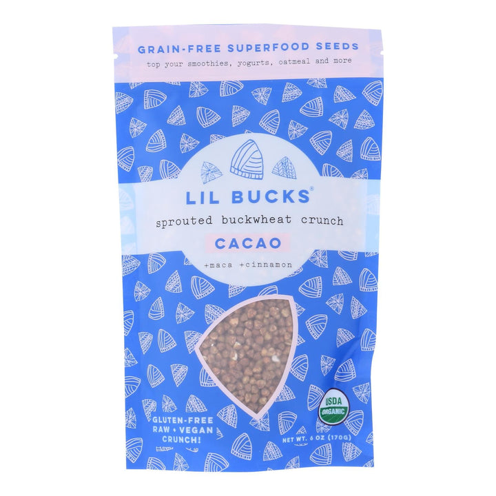 Lil Bucks - Buckwheat Sprtd Cacao - 6 Oz | Pack of 6 - Plan-txs