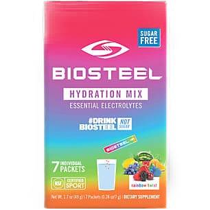 BioSteel Hydration Mix Powder, Rainbow Twist, 7UN | Pack of 6 - Plan-txs