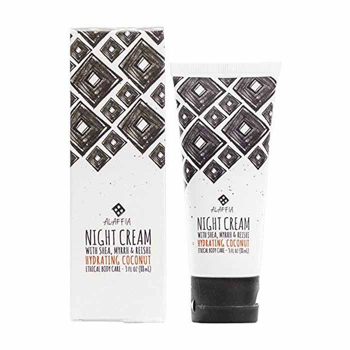 Alaffia - Nourishing Night CrÃ¨me Coconut Reishi, 3 fl oz
