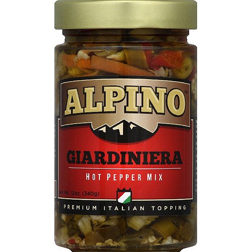 Alpino - Pepper Giardiniera Mix 12oz | Pack of 6 - Plan-txs
