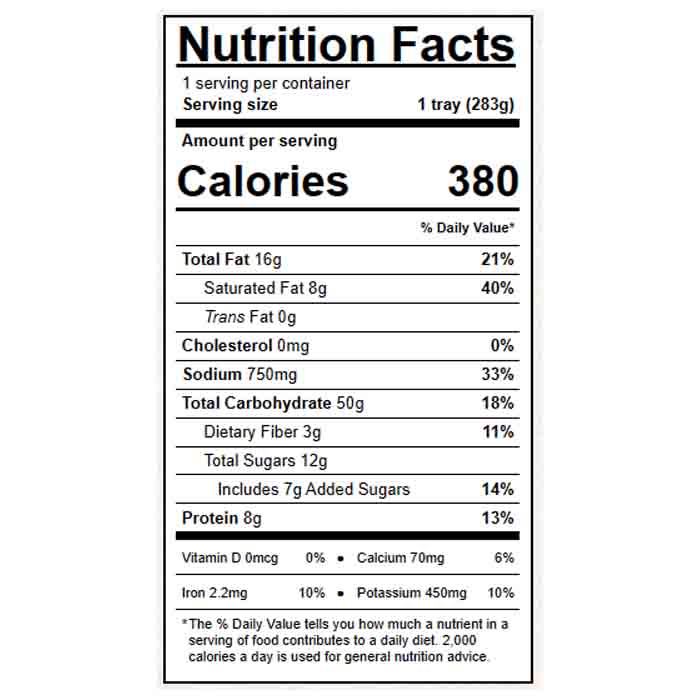 Amys - Meal-Thai Green Curry Oil, 10Oz - Back