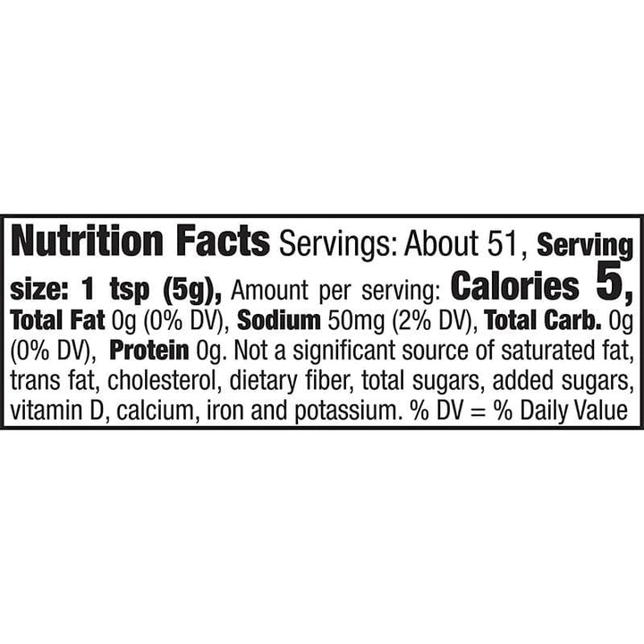 92325222243 - annies homegrown yellow mustard nutrition