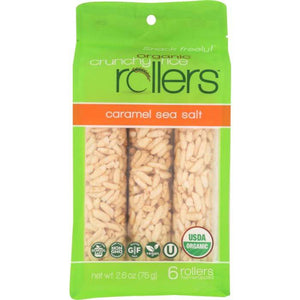 Bamboo Lane - Organic Crunchy Rice Rollers Caramel Sea Salt, 2.6 oz | Pack of 9