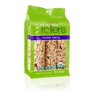 Bamboo Lane - Organic Crunchy Rice Rollers Mixed Berry, 2.6oz | Pack of 9