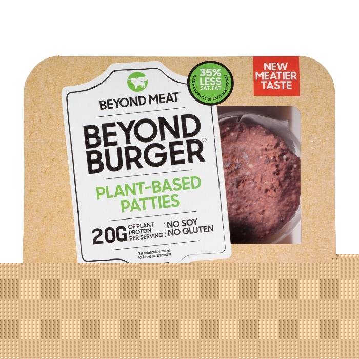 Beyond Meat - Plant-Based Burger Patties, 2Ct Front