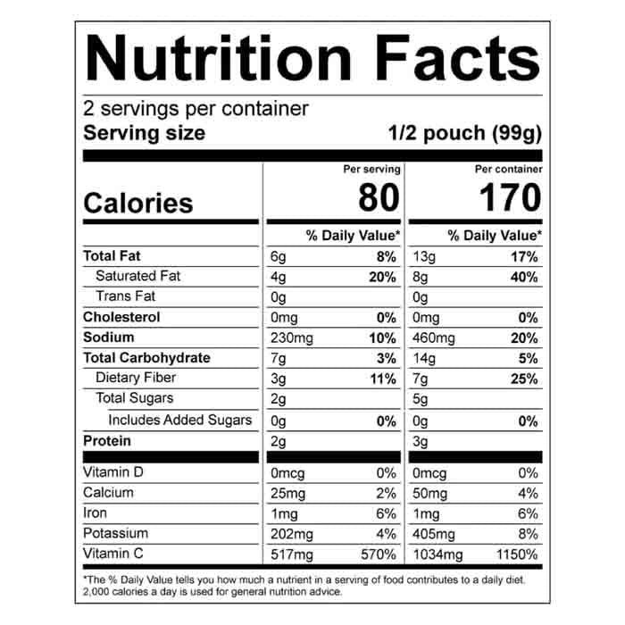 Blendtopia - Berry Keto Smoothie, 7oz - Back
